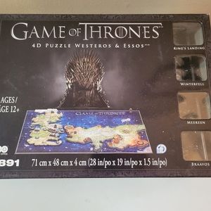 Game of Thrones 4D Puzzle of Westeros Essos 4D Cityscape [891Piece]
